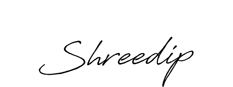 Use a signature maker to create a handwritten signature online. With this signature software, you can design (Antro_Vectra_Bolder) your own signature for name Shreedip. Shreedip signature style 7 images and pictures png