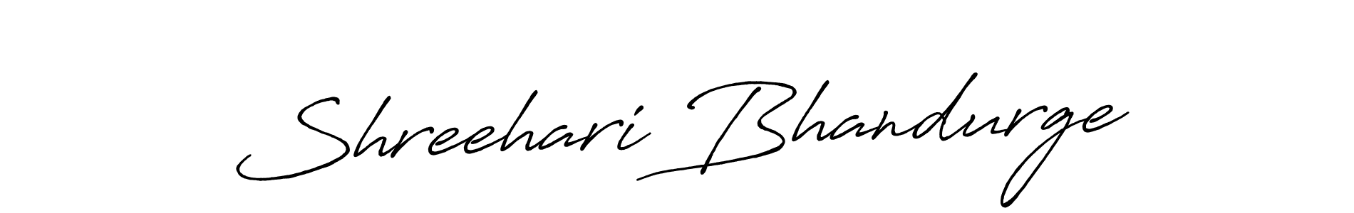 Also we have Shreehari Bhandurge name is the best signature style. Create professional handwritten signature collection using Antro_Vectra_Bolder autograph style. Shreehari Bhandurge signature style 7 images and pictures png