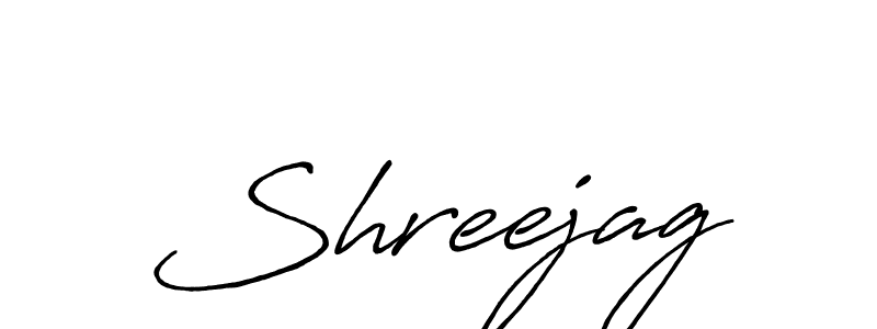 How to make Shreejag signature? Antro_Vectra_Bolder is a professional autograph style. Create handwritten signature for Shreejag name. Shreejag signature style 7 images and pictures png