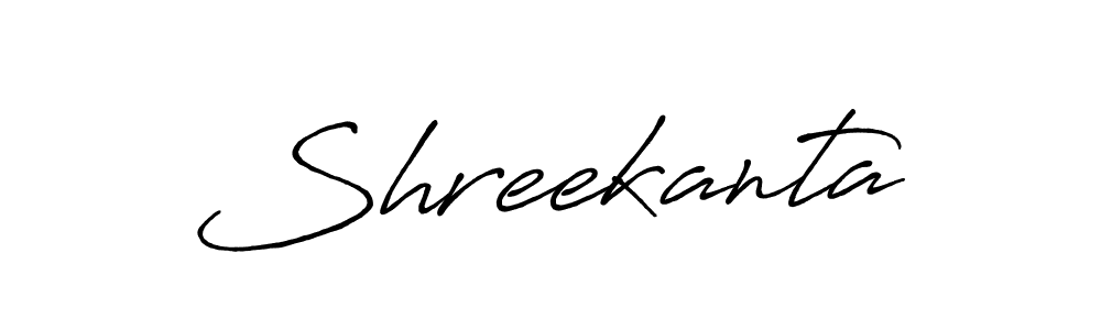 Make a beautiful signature design for name Shreekanta. With this signature (Antro_Vectra_Bolder) style, you can create a handwritten signature for free. Shreekanta signature style 7 images and pictures png