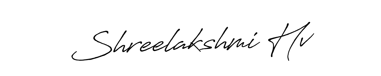 Similarly Antro_Vectra_Bolder is the best handwritten signature design. Signature creator online .You can use it as an online autograph creator for name Shreelakshmi Hv. Shreelakshmi Hv signature style 7 images and pictures png