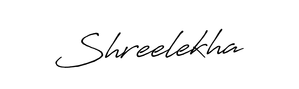 How to make Shreelekha signature? Antro_Vectra_Bolder is a professional autograph style. Create handwritten signature for Shreelekha name. Shreelekha signature style 7 images and pictures png