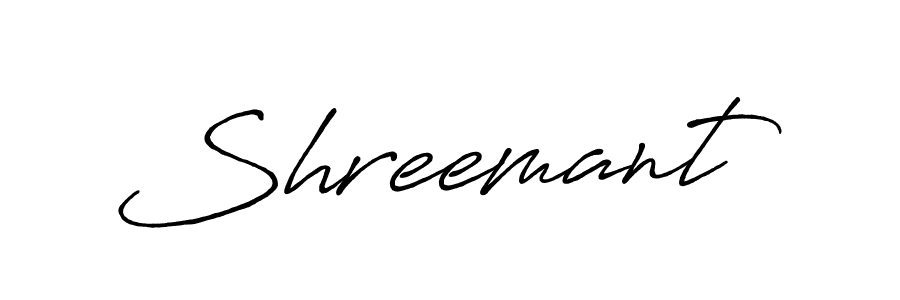 Similarly Antro_Vectra_Bolder is the best handwritten signature design. Signature creator online .You can use it as an online autograph creator for name Shreemant. Shreemant signature style 7 images and pictures png