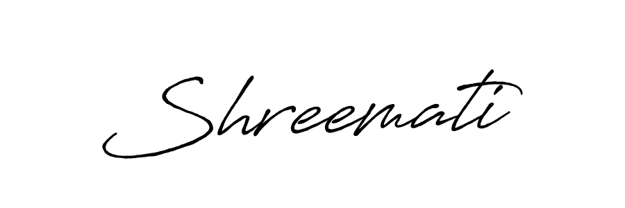 The best way (Antro_Vectra_Bolder) to make a short signature is to pick only two or three words in your name. The name Shreemati include a total of six letters. For converting this name. Shreemati signature style 7 images and pictures png