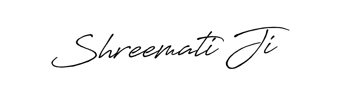 Once you've used our free online signature maker to create your best signature Antro_Vectra_Bolder style, it's time to enjoy all of the benefits that Shreemati Ji name signing documents. Shreemati Ji signature style 7 images and pictures png