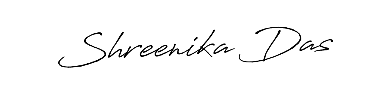How to make Shreenika Das name signature. Use Antro_Vectra_Bolder style for creating short signs online. This is the latest handwritten sign. Shreenika Das signature style 7 images and pictures png