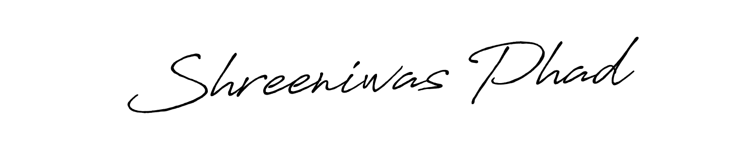 Make a beautiful signature design for name Shreeniwas Phad. Use this online signature maker to create a handwritten signature for free. Shreeniwas Phad signature style 7 images and pictures png