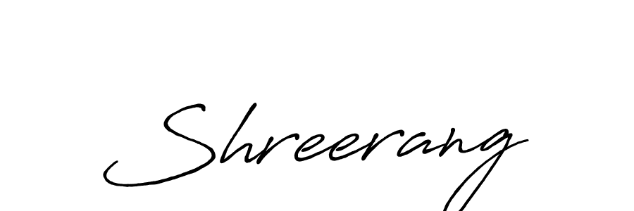 Similarly Antro_Vectra_Bolder is the best handwritten signature design. Signature creator online .You can use it as an online autograph creator for name Shreerang. Shreerang signature style 7 images and pictures png