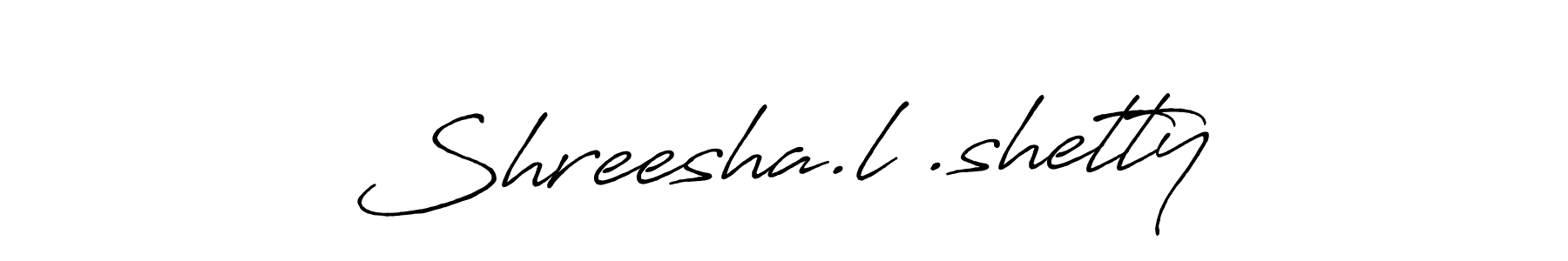 How to make Shreesha.l .shetty signature? Antro_Vectra_Bolder is a professional autograph style. Create handwritten signature for Shreesha.l .shetty name. Shreesha.l .shetty signature style 7 images and pictures png