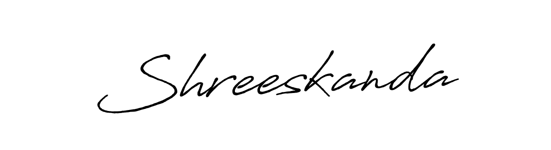 You should practise on your own different ways (Antro_Vectra_Bolder) to write your name (Shreeskanda) in signature. don't let someone else do it for you. Shreeskanda signature style 7 images and pictures png