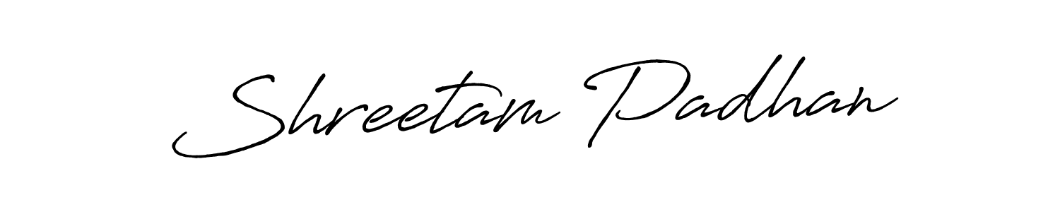 It looks lik you need a new signature style for name Shreetam Padhan. Design unique handwritten (Antro_Vectra_Bolder) signature with our free signature maker in just a few clicks. Shreetam Padhan signature style 7 images and pictures png