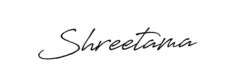 Shreetama stylish signature style. Best Handwritten Sign (Antro_Vectra_Bolder) for my name. Handwritten Signature Collection Ideas for my name Shreetama. Shreetama signature style 7 images and pictures png