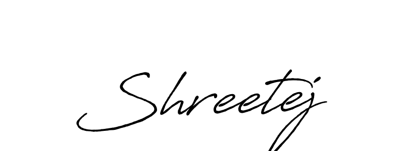 It looks lik you need a new signature style for name Shreetej. Design unique handwritten (Antro_Vectra_Bolder) signature with our free signature maker in just a few clicks. Shreetej signature style 7 images and pictures png