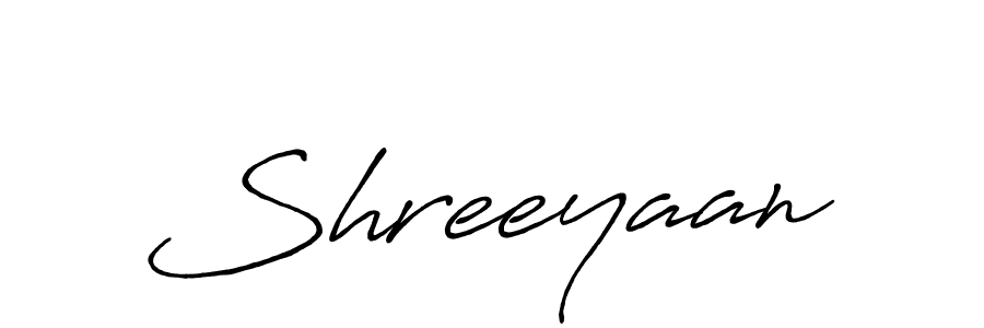 Also we have Shreeyaan name is the best signature style. Create professional handwritten signature collection using Antro_Vectra_Bolder autograph style. Shreeyaan signature style 7 images and pictures png