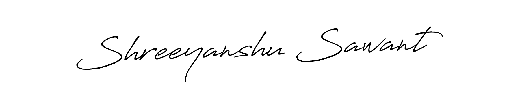 How to make Shreeyanshu Sawant signature? Antro_Vectra_Bolder is a professional autograph style. Create handwritten signature for Shreeyanshu Sawant name. Shreeyanshu Sawant signature style 7 images and pictures png