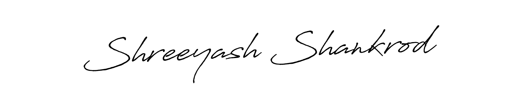 Similarly Antro_Vectra_Bolder is the best handwritten signature design. Signature creator online .You can use it as an online autograph creator for name Shreeyash Shankrod. Shreeyash Shankrod signature style 7 images and pictures png