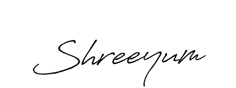 Once you've used our free online signature maker to create your best signature Antro_Vectra_Bolder style, it's time to enjoy all of the benefits that Shreeyum name signing documents. Shreeyum signature style 7 images and pictures png
