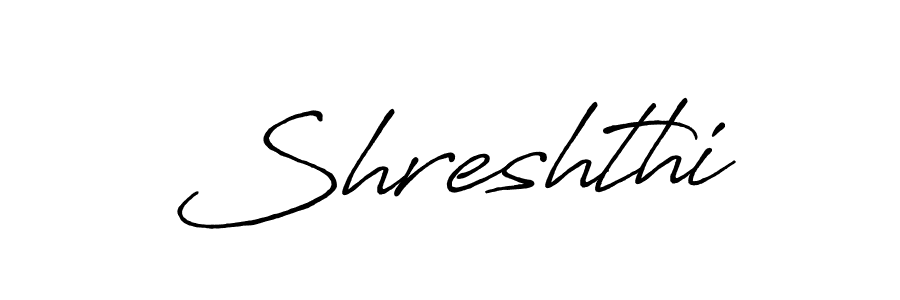 Use a signature maker to create a handwritten signature online. With this signature software, you can design (Antro_Vectra_Bolder) your own signature for name Shreshthi. Shreshthi signature style 7 images and pictures png