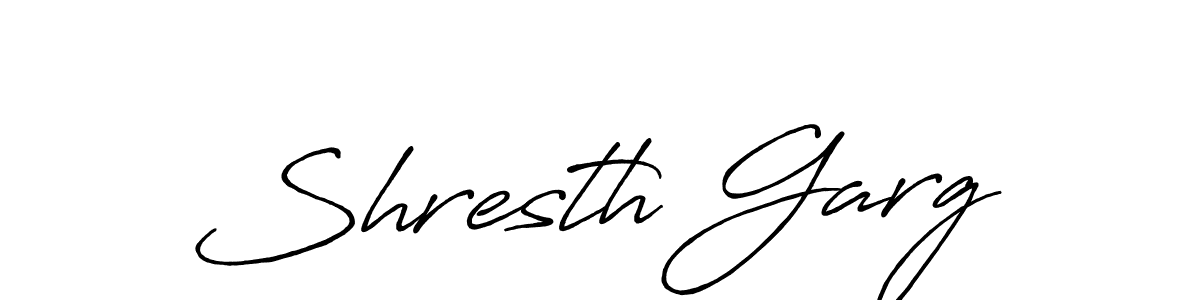 Make a beautiful signature design for name Shresth Garg. Use this online signature maker to create a handwritten signature for free. Shresth Garg signature style 7 images and pictures png