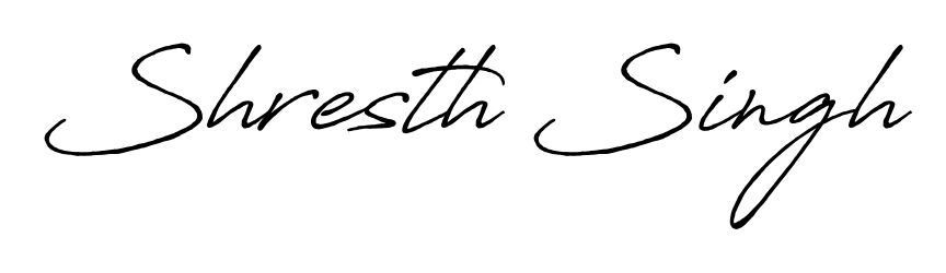 The best way (Antro_Vectra_Bolder) to make a short signature is to pick only two or three words in your name. For converting this name Shresth Singh. Shresth Singh signature style 7 images and pictures png