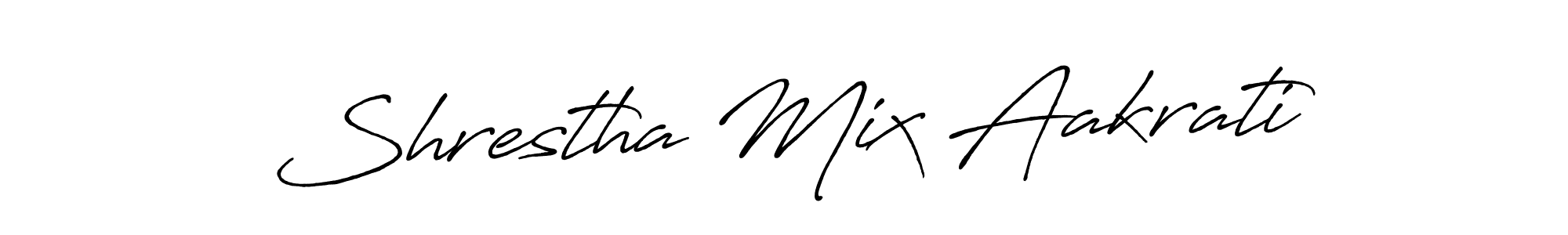 How to Draw Shrestha Mix Aakrati signature style? Antro_Vectra_Bolder is a latest design signature styles for name Shrestha Mix Aakrati. Shrestha Mix Aakrati signature style 7 images and pictures png
