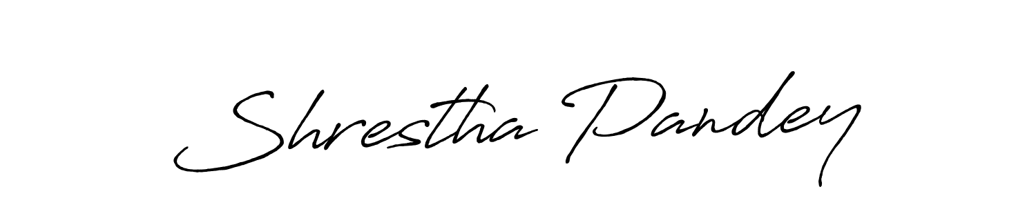 It looks lik you need a new signature style for name Shrestha Pandey. Design unique handwritten (Antro_Vectra_Bolder) signature with our free signature maker in just a few clicks. Shrestha Pandey signature style 7 images and pictures png