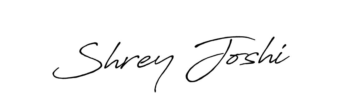 The best way (Antro_Vectra_Bolder) to make a short signature is to pick only two or three words in your name. The name Shrey Joshi include a total of six letters. For converting this name. Shrey Joshi signature style 7 images and pictures png