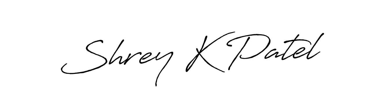 Here are the top 10 professional signature styles for the name Shrey K Patel. These are the best autograph styles you can use for your name. Shrey K Patel signature style 7 images and pictures png