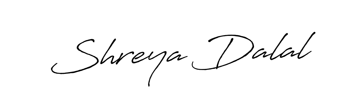 How to make Shreya Dalal signature? Antro_Vectra_Bolder is a professional autograph style. Create handwritten signature for Shreya Dalal name. Shreya Dalal signature style 7 images and pictures png