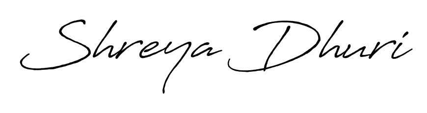 Looking for an artistic signature for Shreya Dhuri? The Antro_Vectra_Bolder calligraphy style gives a sophisticated flow suitable for business cards and emails. Shreya Dhuri signature style 7 images and pictures png