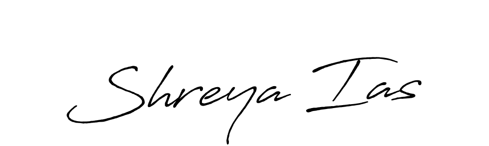 Shreya Ias stylish signature style. Best Handwritten Sign (Antro_Vectra_Bolder) for my name. Handwritten Signature Collection Ideas for my name Shreya Ias. Shreya Ias signature style 7 images and pictures png