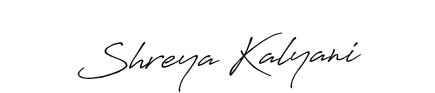 Once you've used our free online signature maker to create your best signature Antro_Vectra_Bolder style, it's time to enjoy all of the benefits that Shreya Kalyani name signing documents. Shreya Kalyani signature style 7 images and pictures png