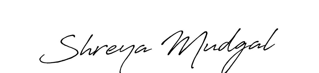 Also You can easily find your signature by using the search form. We will create Shreya Mudgal name handwritten signature images for you free of cost using Antro_Vectra_Bolder sign style. Shreya Mudgal signature style 7 images and pictures png