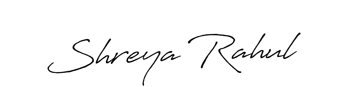 Make a beautiful signature design for name Shreya Rahul. Use this online signature maker to create a handwritten signature for free. Shreya Rahul signature style 7 images and pictures png