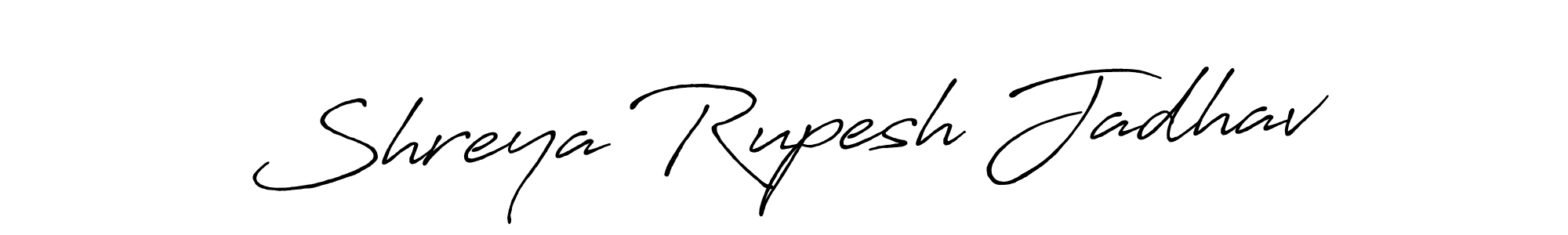 See photos of Shreya Rupesh Jadhav official signature by Spectra . Check more albums & portfolios. Read reviews & check more about Antro_Vectra_Bolder font. Shreya Rupesh Jadhav signature style 7 images and pictures png