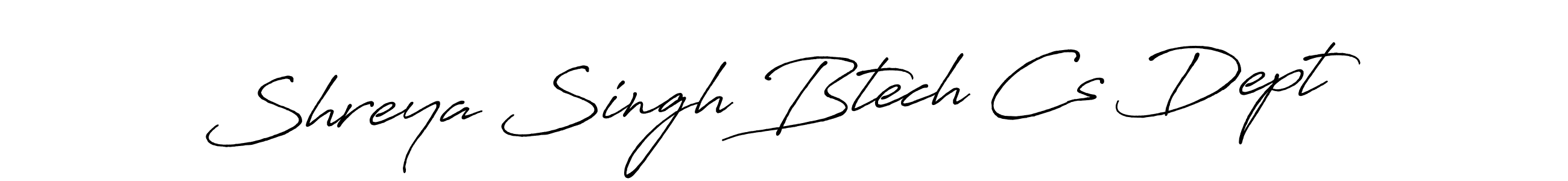 This is the best signature style for the Shreya Singh Btech Cs Dept name. Also you like these signature font (Antro_Vectra_Bolder). Mix name signature. Shreya Singh Btech Cs Dept signature style 7 images and pictures png