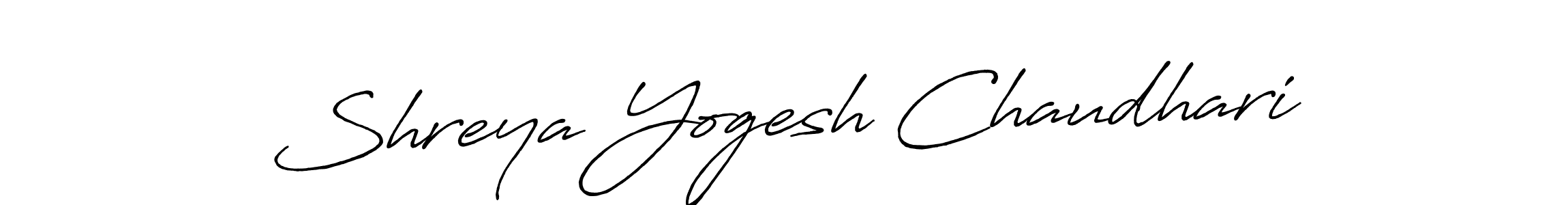 Make a beautiful signature design for name Shreya Yogesh Chaudhari. Use this online signature maker to create a handwritten signature for free. Shreya Yogesh Chaudhari signature style 7 images and pictures png