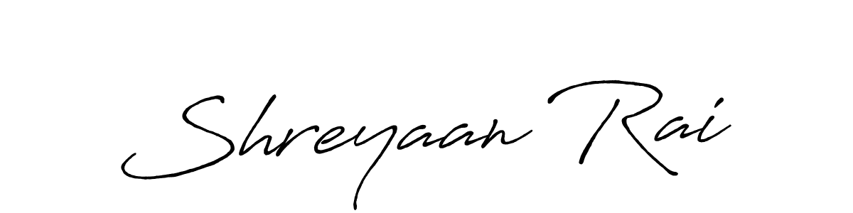 How to make Shreyaan Rai signature? Antro_Vectra_Bolder is a professional autograph style. Create handwritten signature for Shreyaan Rai name. Shreyaan Rai signature style 7 images and pictures png