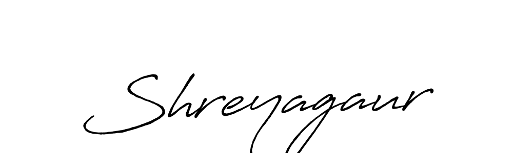 Create a beautiful signature design for name Shreyagaur. With this signature (Antro_Vectra_Bolder) fonts, you can make a handwritten signature for free. Shreyagaur signature style 7 images and pictures png