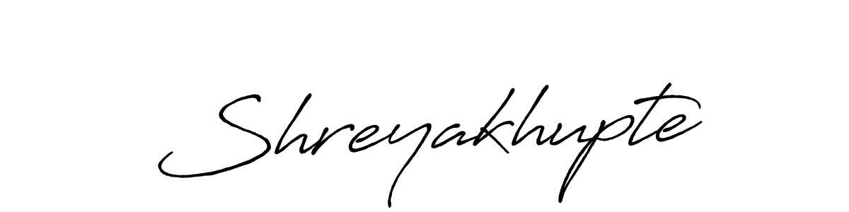 It looks lik you need a new signature style for name Shreyakhupte. Design unique handwritten (Antro_Vectra_Bolder) signature with our free signature maker in just a few clicks. Shreyakhupte signature style 7 images and pictures png