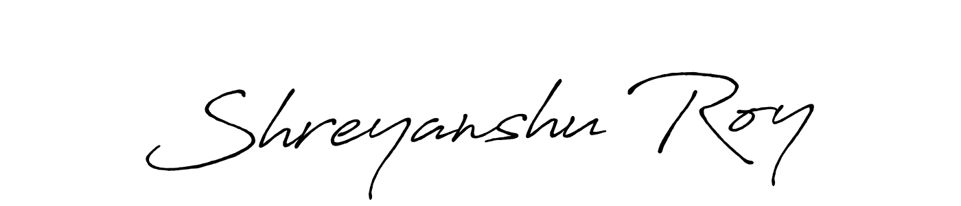 The best way (Antro_Vectra_Bolder) to make a short signature is to pick only two or three words in your name. The name Shreyanshu Roy include a total of six letters. For converting this name. Shreyanshu Roy signature style 7 images and pictures png