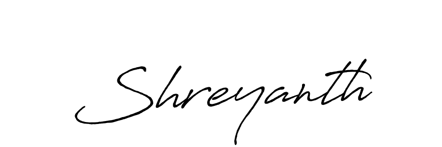 It looks lik you need a new signature style for name Shreyanth. Design unique handwritten (Antro_Vectra_Bolder) signature with our free signature maker in just a few clicks. Shreyanth signature style 7 images and pictures png