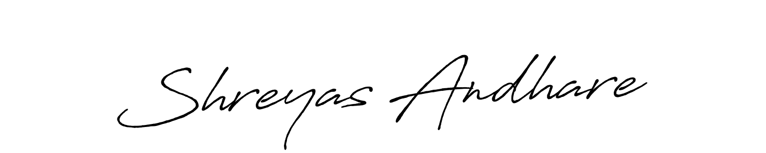 The best way (Antro_Vectra_Bolder) to make a short signature is to pick only two or three words in your name. The name Shreyas Andhare include a total of six letters. For converting this name. Shreyas Andhare signature style 7 images and pictures png