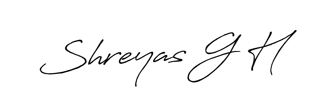 Antro_Vectra_Bolder is a professional signature style that is perfect for those who want to add a touch of class to their signature. It is also a great choice for those who want to make their signature more unique. Get Shreyas G H name to fancy signature for free. Shreyas G H signature style 7 images and pictures png