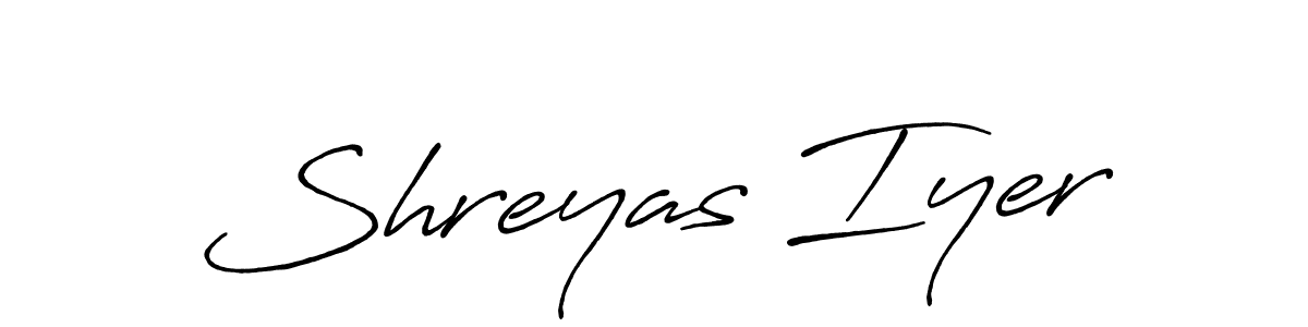 It looks lik you need a new signature style for name Shreyas Iyer. Design unique handwritten (Antro_Vectra_Bolder) signature with our free signature maker in just a few clicks. Shreyas Iyer signature style 7 images and pictures png