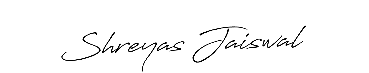 How to make Shreyas Jaiswal signature? Antro_Vectra_Bolder is a professional autograph style. Create handwritten signature for Shreyas Jaiswal name. Shreyas Jaiswal signature style 7 images and pictures png