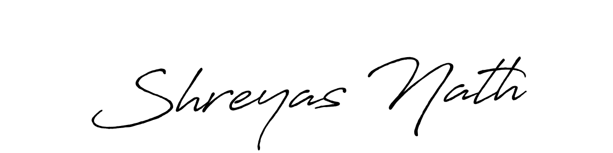 It looks lik you need a new signature style for name Shreyas Nath. Design unique handwritten (Antro_Vectra_Bolder) signature with our free signature maker in just a few clicks. Shreyas Nath signature style 7 images and pictures png