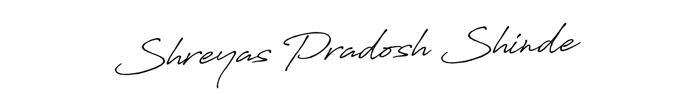 How to make Shreyas Pradosh Shinde name signature. Use Antro_Vectra_Bolder style for creating short signs online. This is the latest handwritten sign. Shreyas Pradosh Shinde signature style 7 images and pictures png