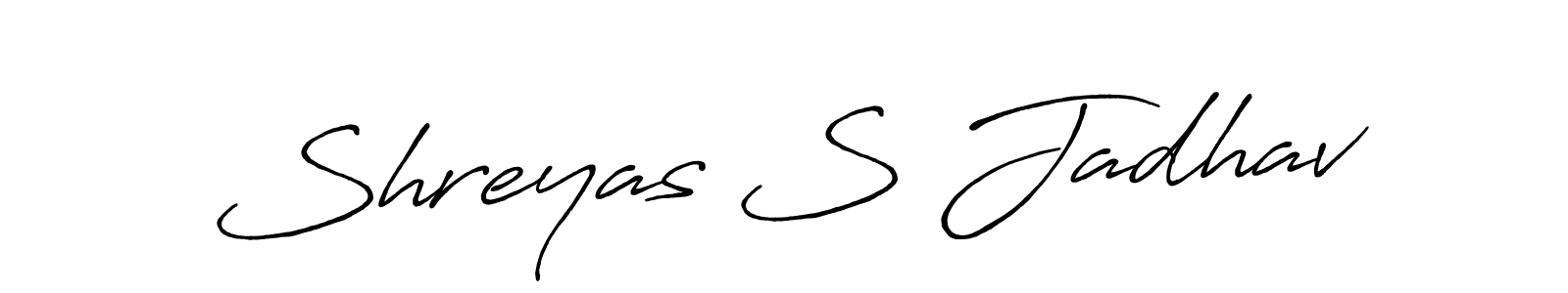 Once you've used our free online signature maker to create your best signature Antro_Vectra_Bolder style, it's time to enjoy all of the benefits that Shreyas S Jadhav name signing documents. Shreyas S Jadhav signature style 7 images and pictures png