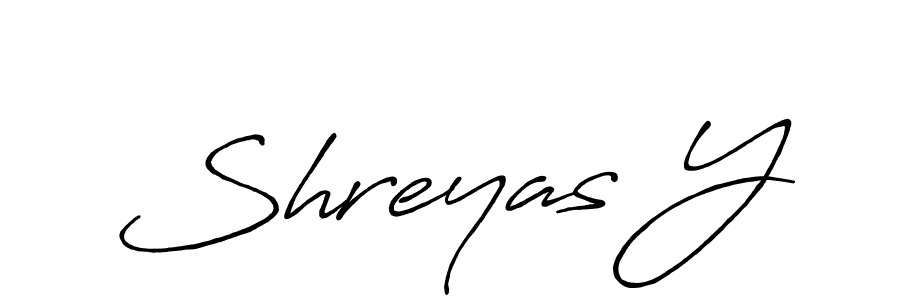 Make a short Shreyas Y signature style. Manage your documents anywhere anytime using Antro_Vectra_Bolder. Create and add eSignatures, submit forms, share and send files easily. Shreyas Y signature style 7 images and pictures png